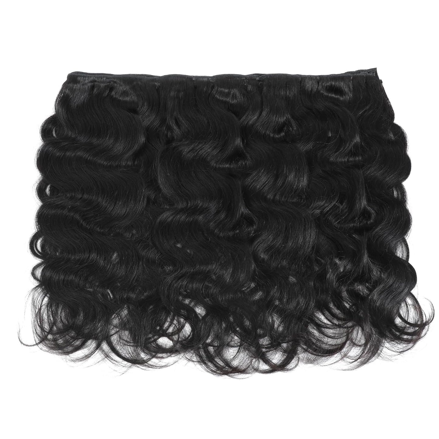 Raw Bundles Human Hair Body Wavy Human Hair Bundles 14 Inch Thick Ends No Tangle Shedding 15A Raw Indian Hair Triple Lifespan 3X