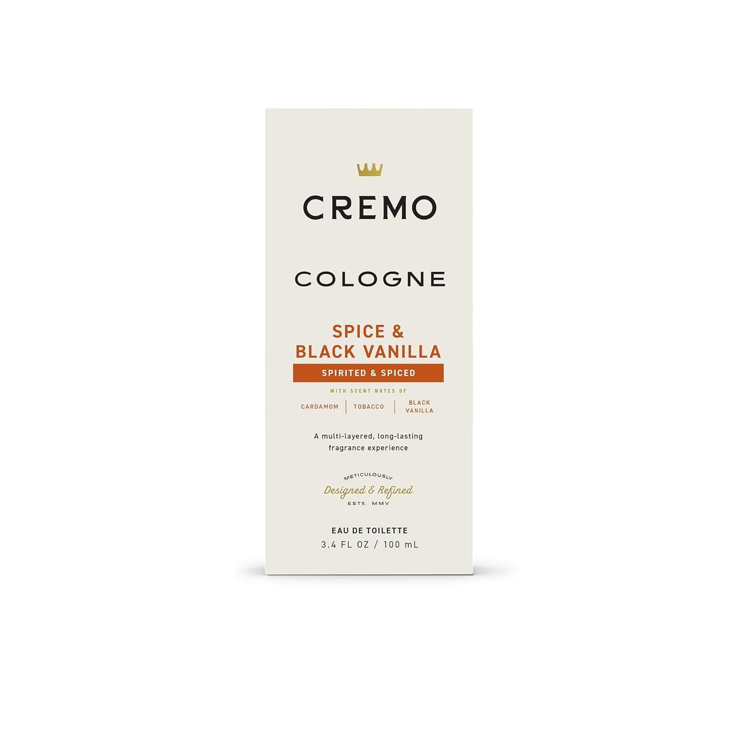 Cologne for Men - Spice & Black Vanilla Mens Cologne Spray - an Explosion of Vibrant Spices, Dark Woods and Black Vanilla, Fragrances for Men, 3.4 Fl Oz