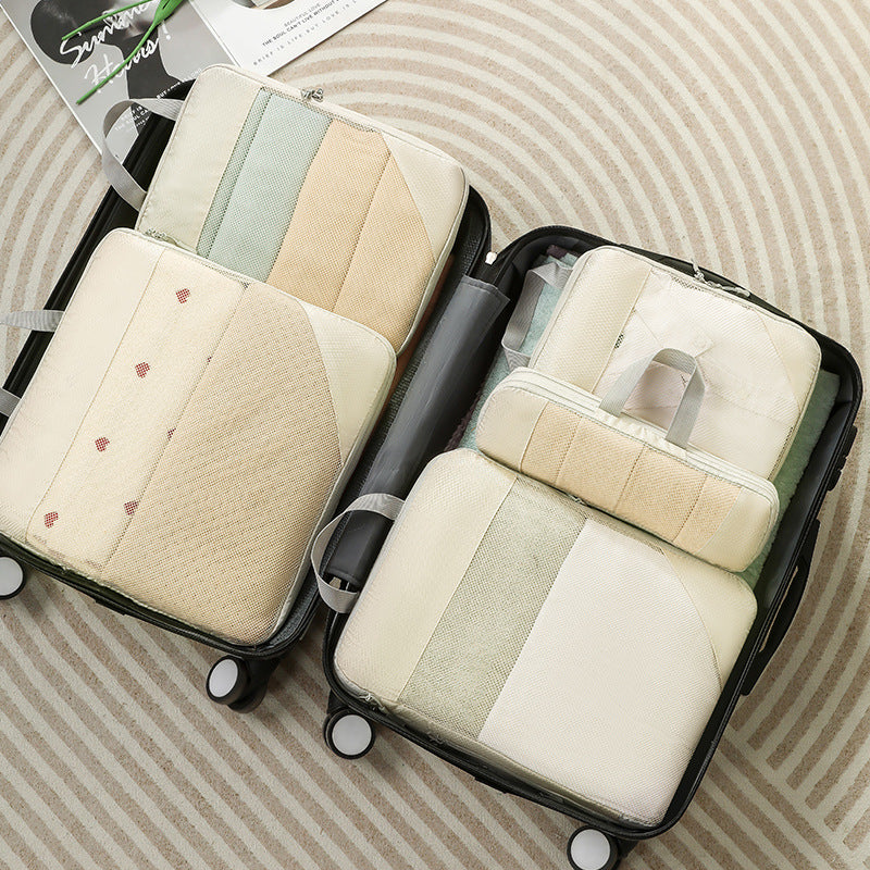 Travel Compression Mesh Storage Bag Suit Combination