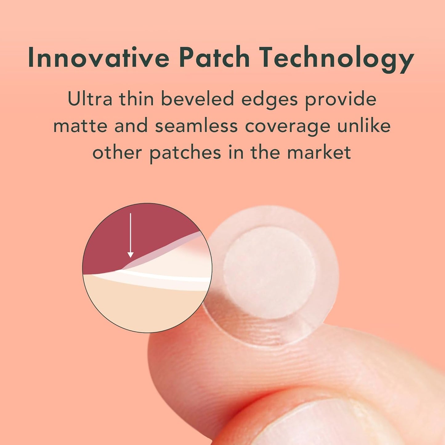 Pimple Patches, Miracle Invisible Spot Cover - Hydrocolloid Acne Patch, Treatment for Breakouts, Absorbs Zits & Blemish, Korean Skin Care, 2 Sizes (96 Count)