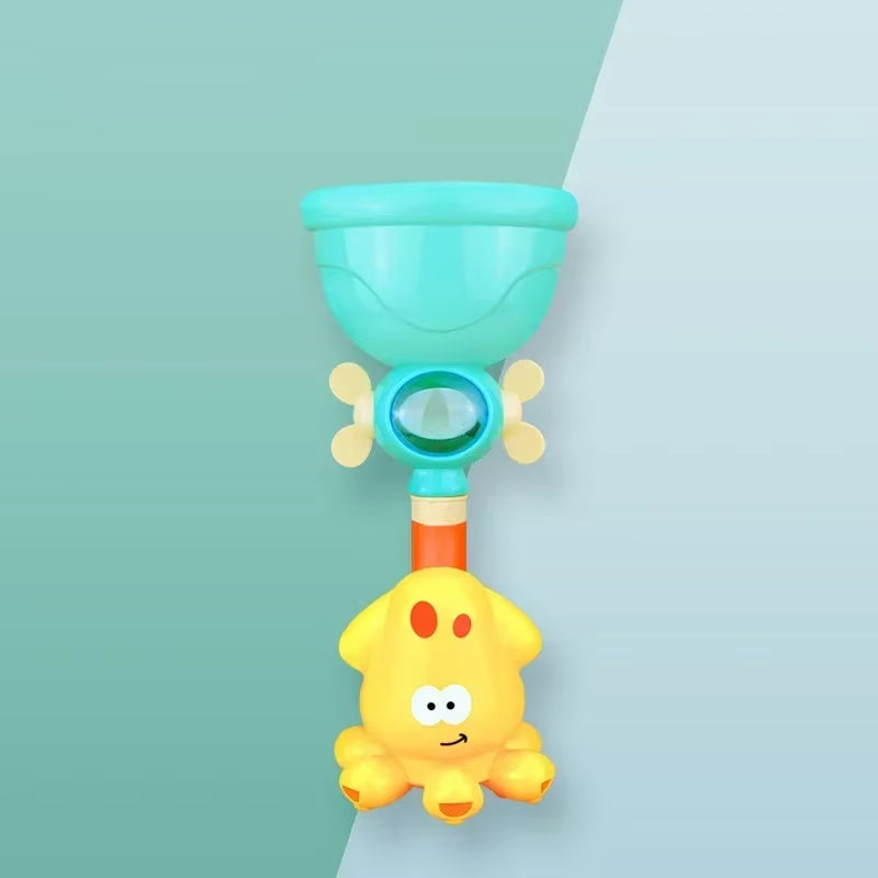 Baby Bath Toys Water Game Giraffe Crab Model Faucet Shower Playing Water Spray Swimming Bathroom Toys for Kids Christmas Gifts