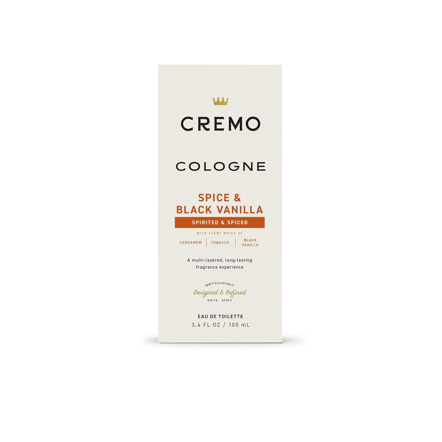 Cologne for Men - Spice & Black Vanilla Mens Cologne Spray - an Explosion of Vibrant Spices, Dark Woods and Black Vanilla, Fragrances for Men, 3.4 Fl Oz