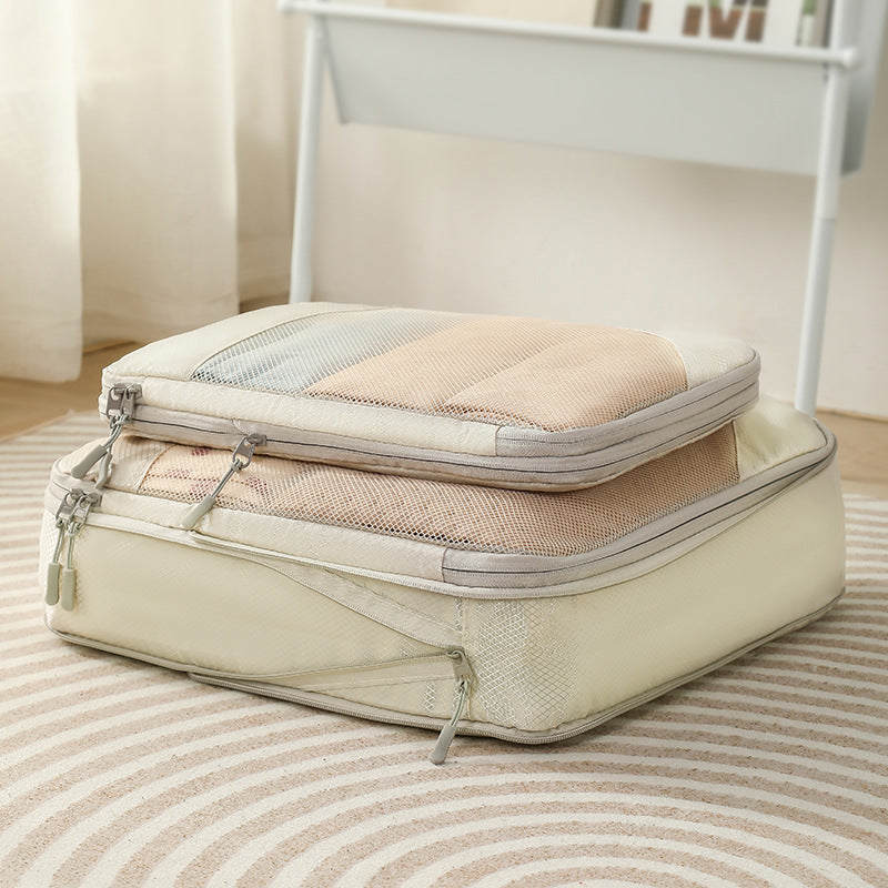 Travel Compression Mesh Storage Bag Suit Combination