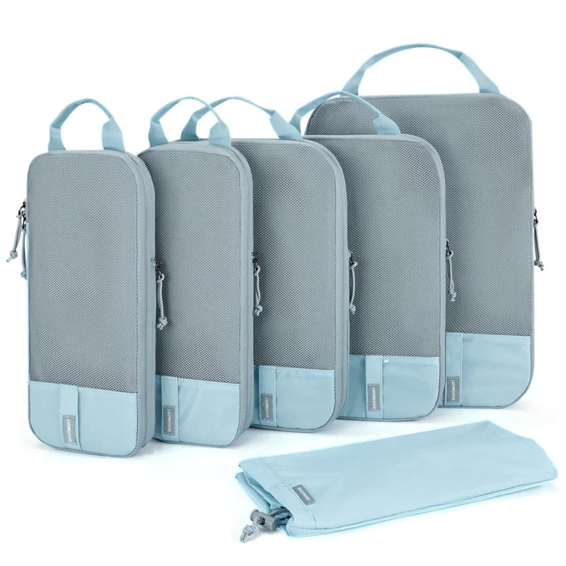 Packing Cubes Compression Storage Bag Travel Lightweight Suitcase Organizer Accessories Luggage Organizer Travel Bag