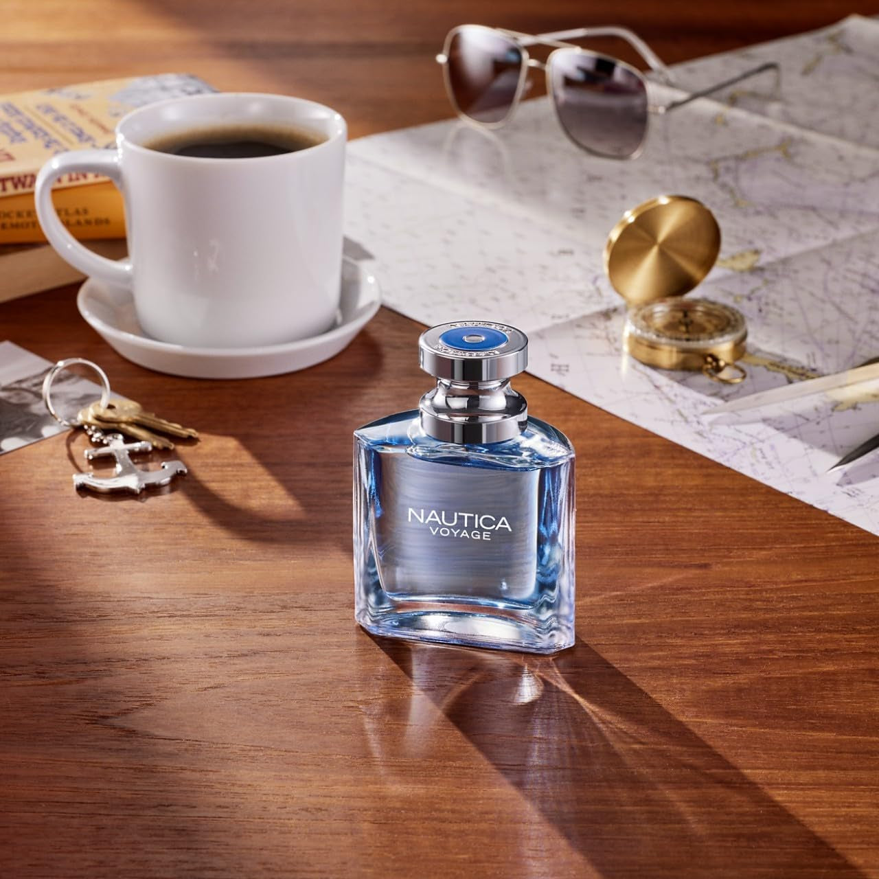 Voyage Eau De Toilette, Cologne and Fragrance for Men, Fresh, Romantic, Fruity Scent Woody, Aquatic Notes of Apple, Water Lotus, Cedarwood, and Musk Ideal Day Wear, Long Lasting 3.3Fl Oz