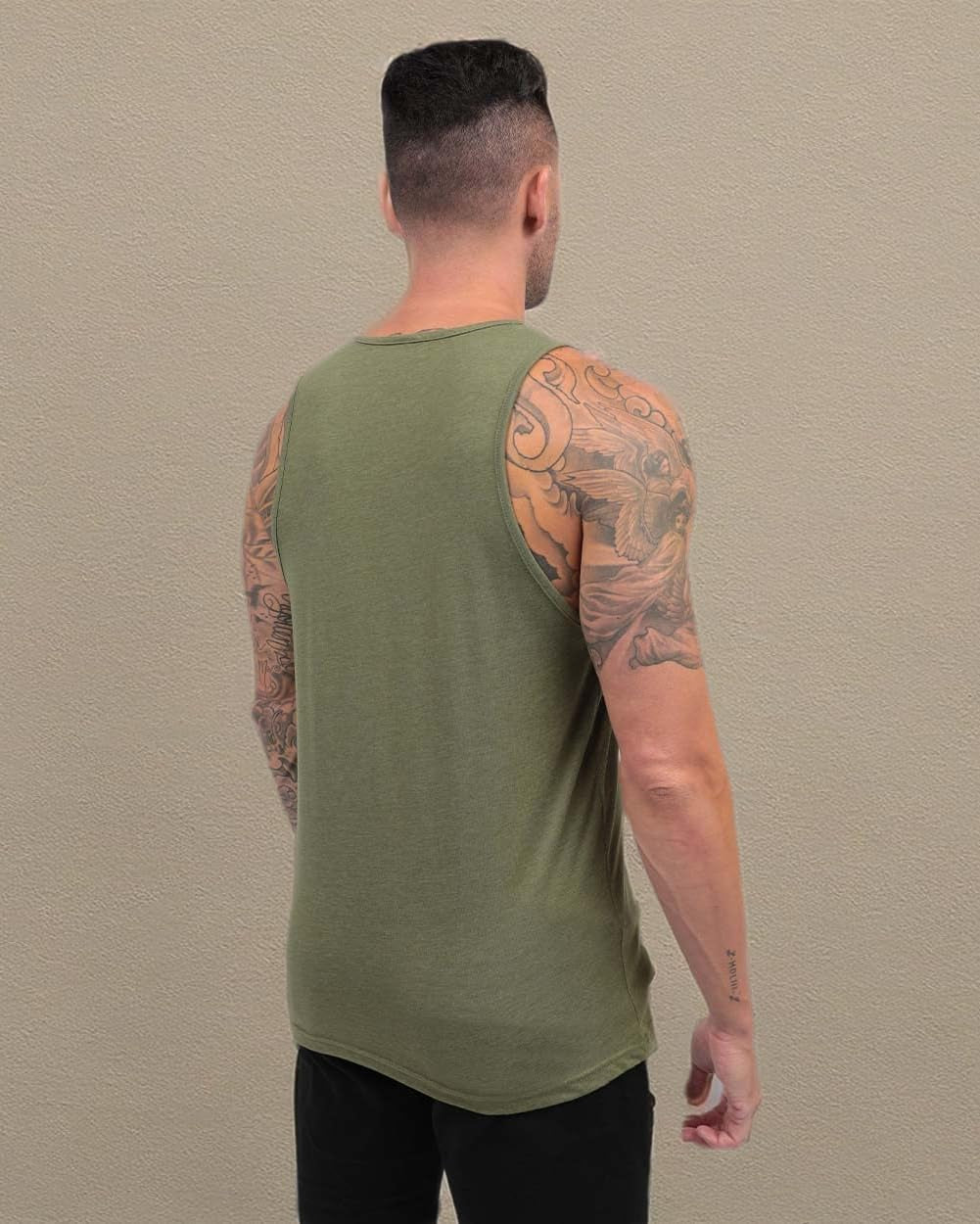 Graphic Tank Tops for Men - Cool Artwork Tanks for Summer Beach Exercise Fitness S – 2XL
