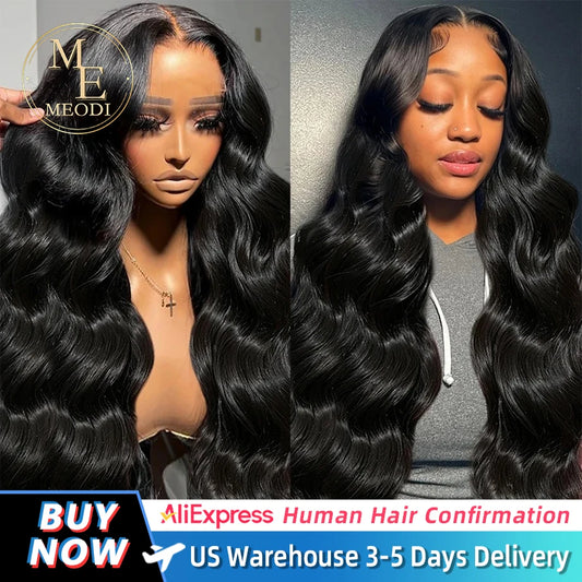 30 40 46 Inch Body Wave 13X6 Hd Lace Frontal Wig Human Hair 360 Brazilian Pre Plucked Lace Wigs for Women 13X4 Lace Front Wigs