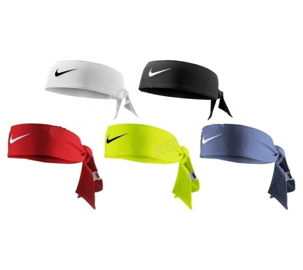 NEW Nike Dri-Fit Head Tie 2.0 Womens Headband Tennis Basketball Embroidered