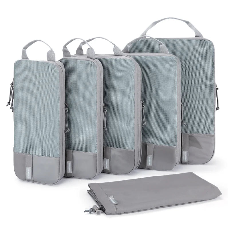 Packing Cubes Compression Storage Bag Travel Lightweight Suitcase Organizer Accessories Luggage Organizer Travel Bag