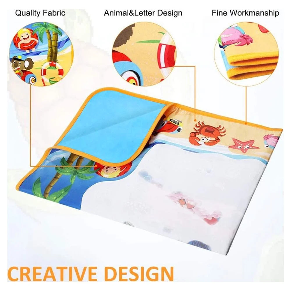 Doodle Drawing Mat 40 X 32 Inch Large Aqua Magic Water Drawing Mat Toy Gifts for Boys Girls Kids Painting Writing Pad Educational Learning Toys for Toddler 3 4 5 6 Years Old