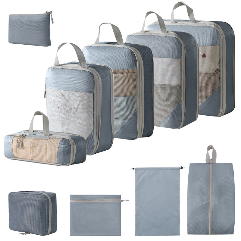 Travel Compression Mesh Storage Bag Suit Combination