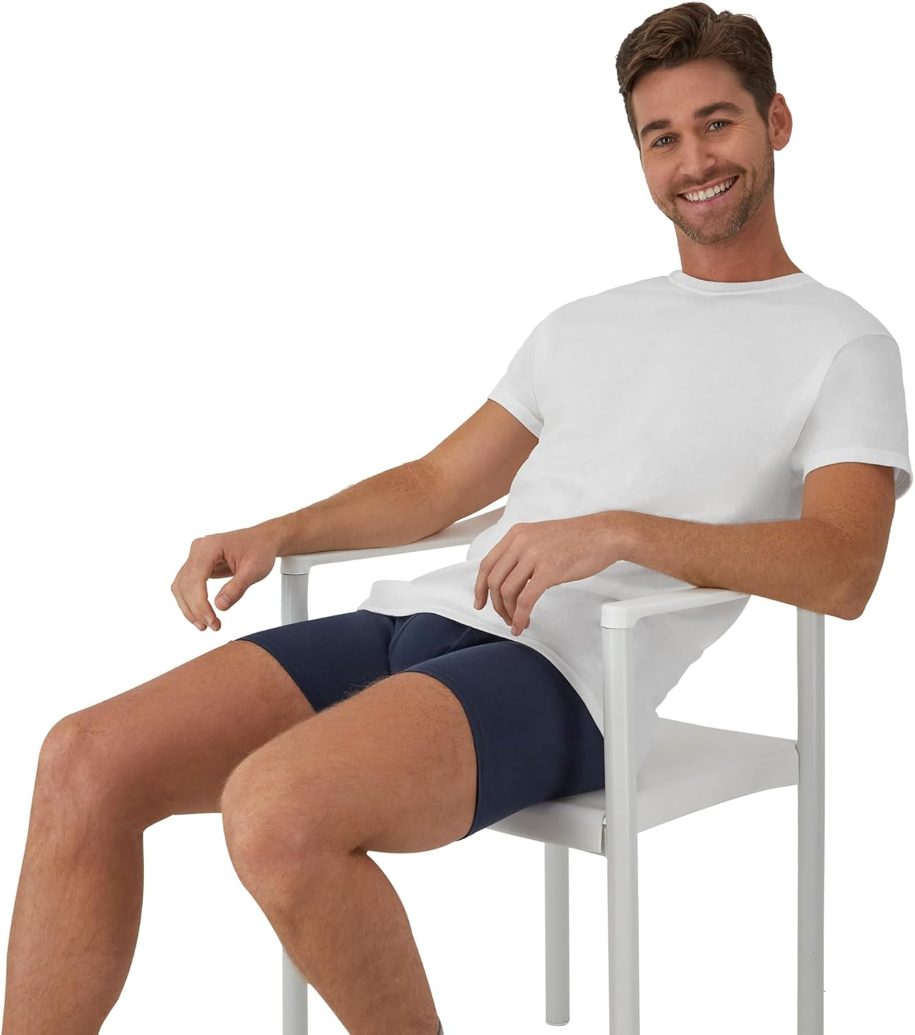 Men'S Boxer Briefs, Cool Dri Moisture-Wicking Underwear, Cotton No-Ride-Up for Men, Multi-Packs