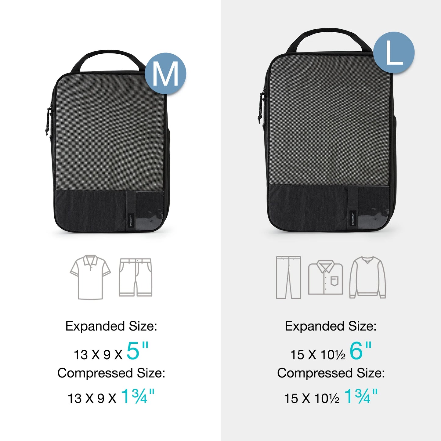 Packing Cubes Compression Storage Bag Travel Lightweight Suitcase Organizer Accessories Luggage Organizer Travel Bag