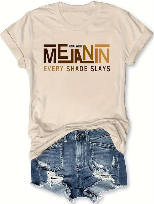 Black History Shirts Awareness Shirts plus Size Tops for Women Afro American Natural Hair Vintage Melanin Tees