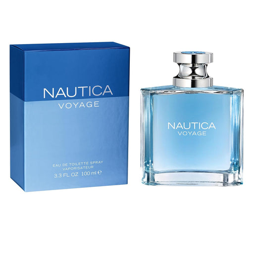 Voyage Eau De Toilette, Cologne and Fragrance for Men, Fresh, Romantic, Fruity Scent Woody, Aquatic Notes of Apple, Water Lotus, Cedarwood, and Musk Ideal Day Wear, Long Lasting 3.3Fl Oz