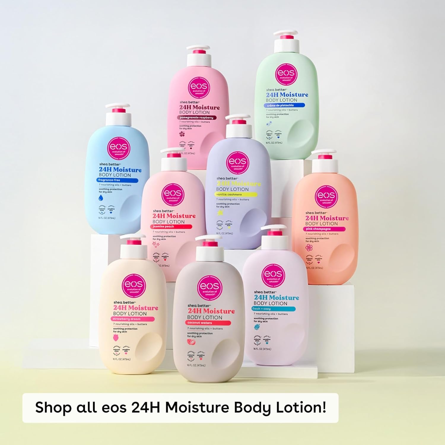 Shea Better Body Lotion Vanilla Cashmere, 24-Hour Moisture Skin Care, Lightweight & Non-Greasy, Natural Shea, Vegan, Vanilla Body Lotion, 16 Fl Oz